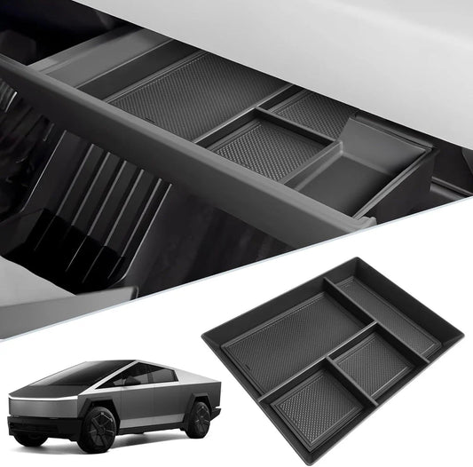 Custom Glove Box Organizer Storage Box for Tesla Cybertruck (2024–Present)