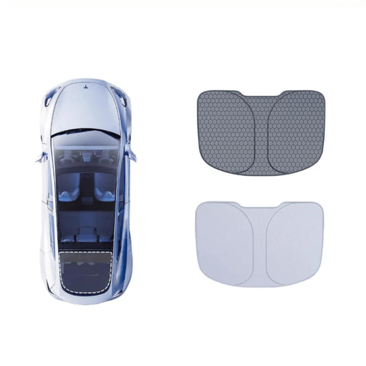 Graphene Rear Windshield Sunshade for Tesla Model 3 Highland & Model Y Juniper (Precision Fit, Advanced Heat Insulation)