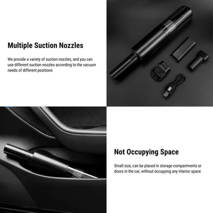 Cordless Handheld Car Vacuum Cleaner 120W | Dual Suction & Blowing | Portable HEPA Vacuum for Tesla Model 3 Model Y Model S Model X & Cybertruck