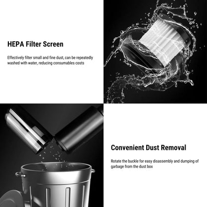 Cordless Handheld Car Vacuum Cleaner 120W | Dual Suction & Blowing | Portable HEPA Vacuum for Tesla Model 3 Model Y Model S Model X & Cybertruck