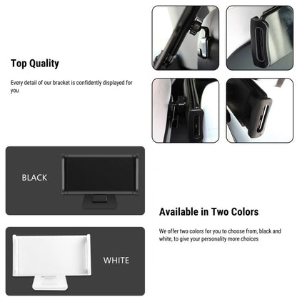 Tesla Model 3/Y Headrest Tablet & Phone Mount – 360° Adjustable Rear Seat Holder | Tesery