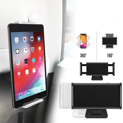 Tesla Model 3/Y Headrest Tablet & Phone Mount – 360° Adjustable Rear Seat Holder | Tesery