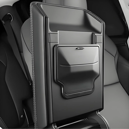 Hidden Armrest Storage Box for Tesla Model Y Juniper & Model 3 Highland – Concealed ABS Organizer with Magnetic Closure