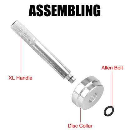 17-Piece Bearing Disassembly Tool Kit, A comprehensive toolkit for disassembling bearings with 17 pieces made of aluminum alloy for various applications.