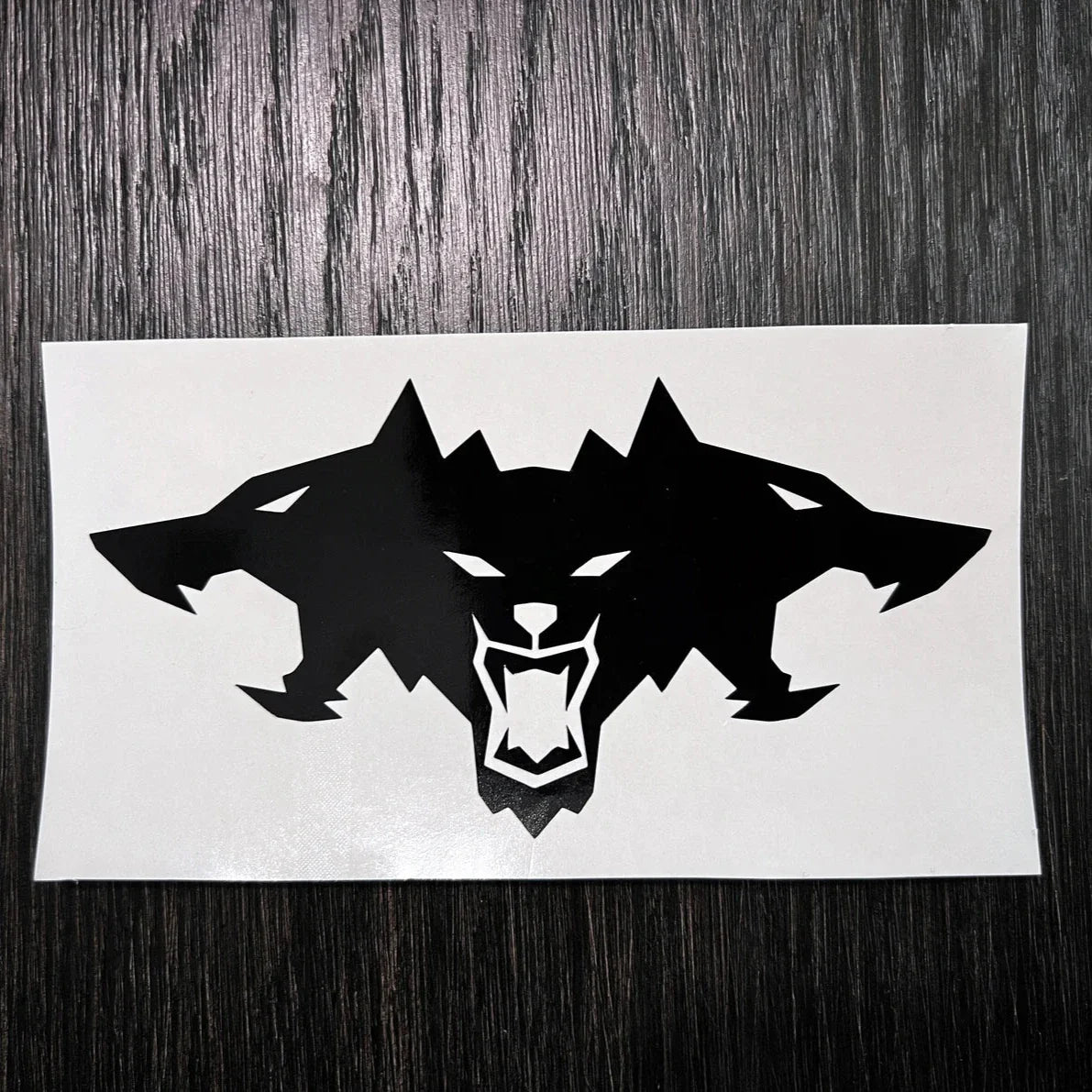 Tesla Cybertruck Cerberus Beast Vinyl Decal Logo – 3-Piece Set | Premium 3M Automotive Vinyl | Gloss, Satin & Color Options