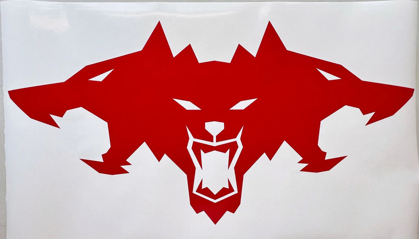 Tesla Cybertruck Cerberus Beast Vinyl Decal Logo – 3-Piece Set | Premium 3M Automotive Vinyl | Gloss, Satin & Color Options