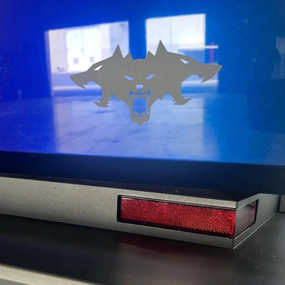 Tesla Cybertruck Cerberus Beast Vinyl Decal Logo – 3-Piece Set | Premium 3M Automotive Vinyl | Gloss, Satin & Color Options