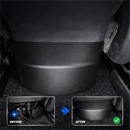2026 Upgraded Enlarged Rear OBD Cover for Tesla Model 3 & Model Y – Cable Management & OEM-Fit ABS Trim