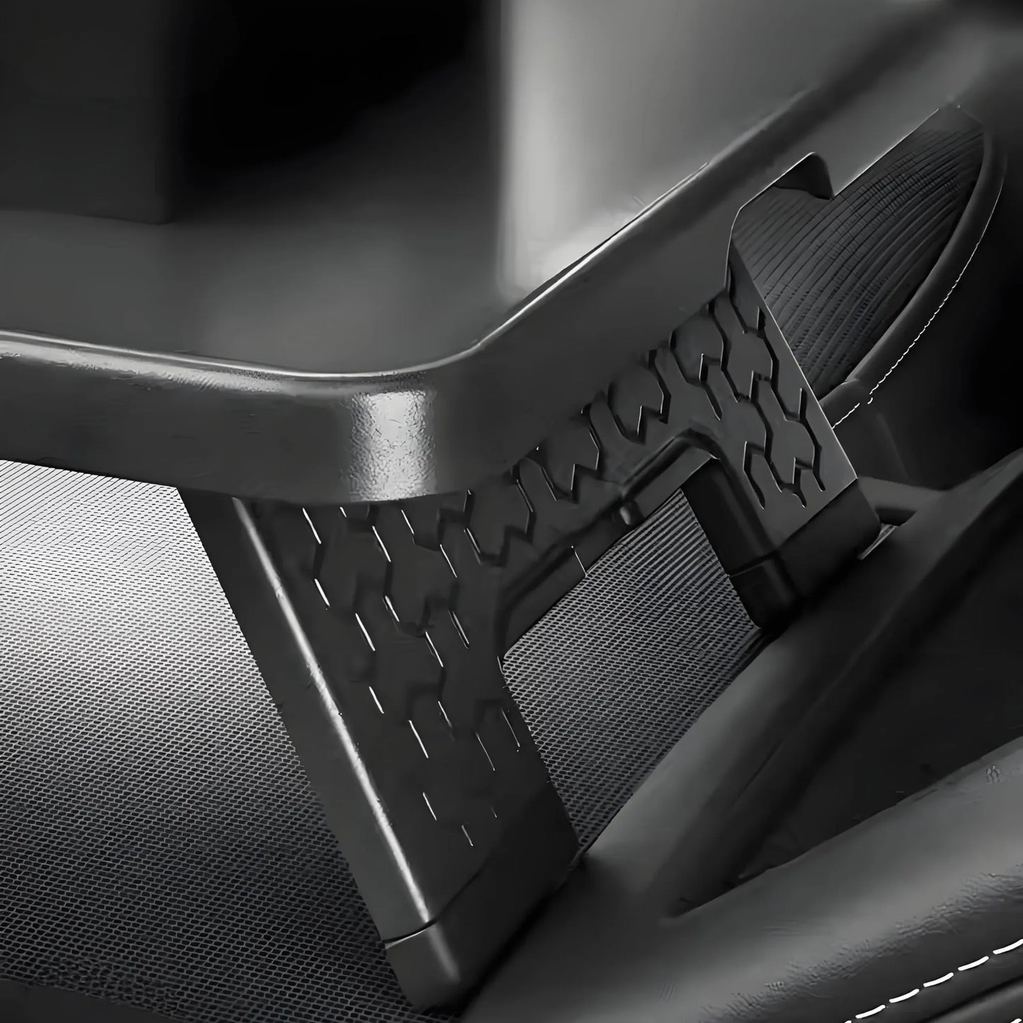 Folding Center Console Table for Tesla Model Y Juniper & Model 3 Highland – ABS Portable Food & Work Tray, Space-Saving Design