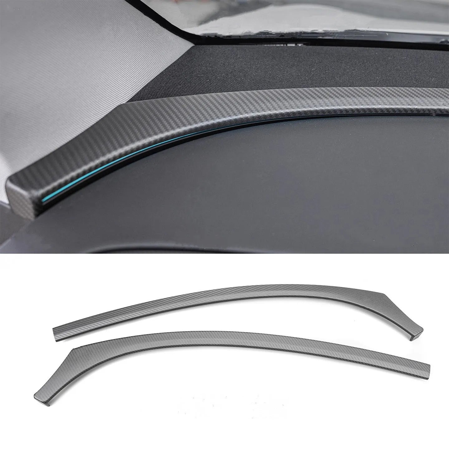 Dry Carbon Fiber Dashboard Cover for Tesla Model Y Juniper (2025+) – OEM-Fit Carbon Interior Trim Upgrade