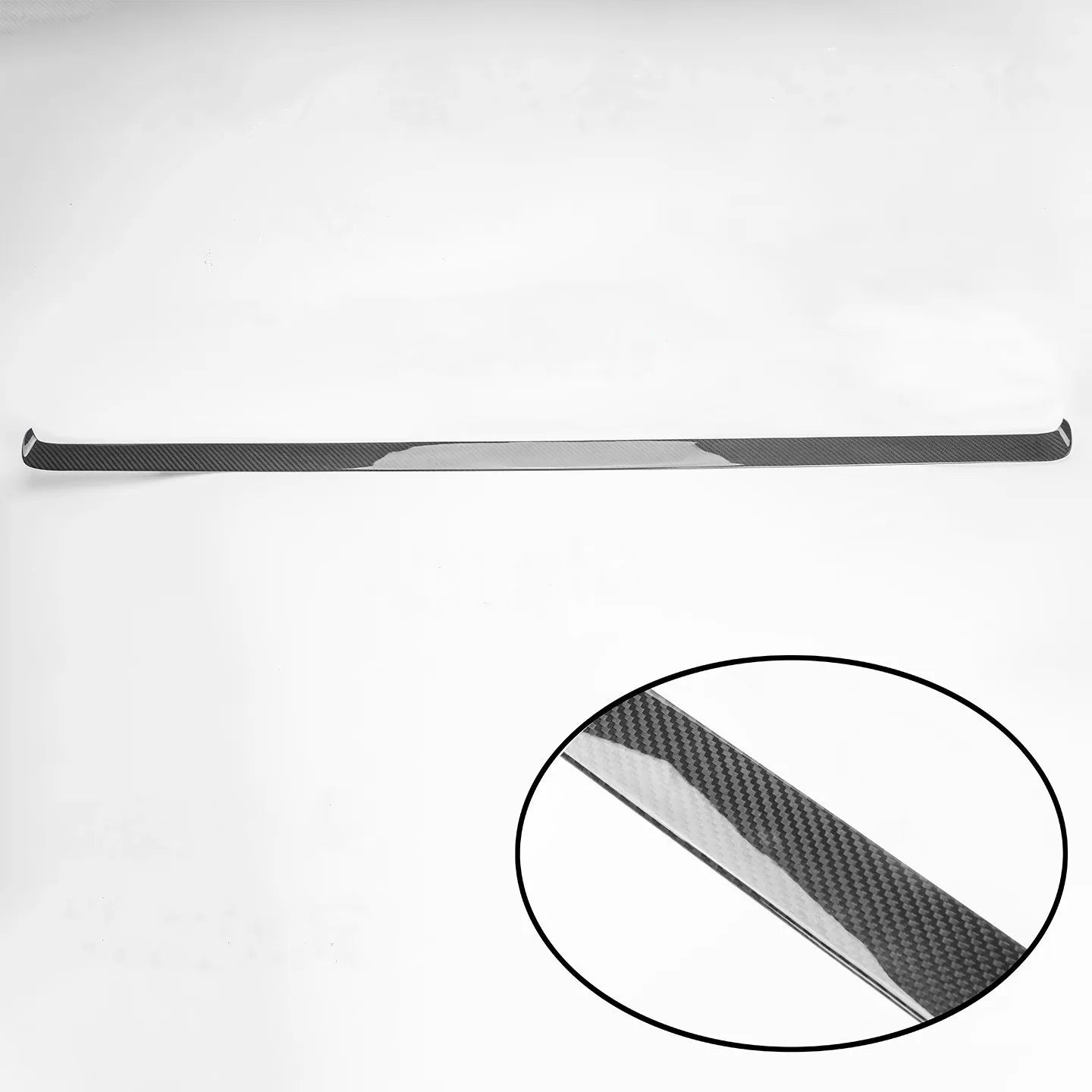 Dry Carbon Fiber Dashboard Cover for Tesla Model 3 Highland (2024+) & Model Y Juniper (2025+) – Matte Interior Trim Overlay