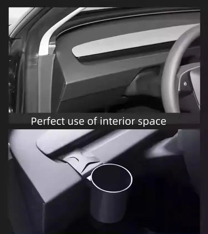 Door Cup Holder for Tesla Model 3 & Model Y (2017–2025) – Metal-Reinforced Door Storage Insert, No-Drill Installation