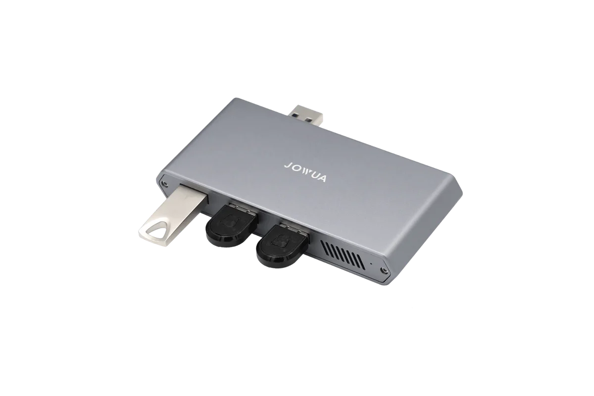 Jowua 1TB SSD with 3-Port USB Hub for Tesla Glovebox – NVMe 10Gbps Storage for Sentry Mode & Dashcam | Model S, X, 3 Highland, Y Juniper & Cybertruck