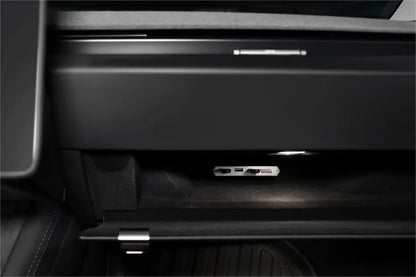 Jowua 1TB SSD with 3-Port USB Hub for Tesla Glovebox – NVMe 10Gbps Storage for Sentry Mode & Dashcam | Model S, X, 3 Highland, Y Juniper & Cybertruck