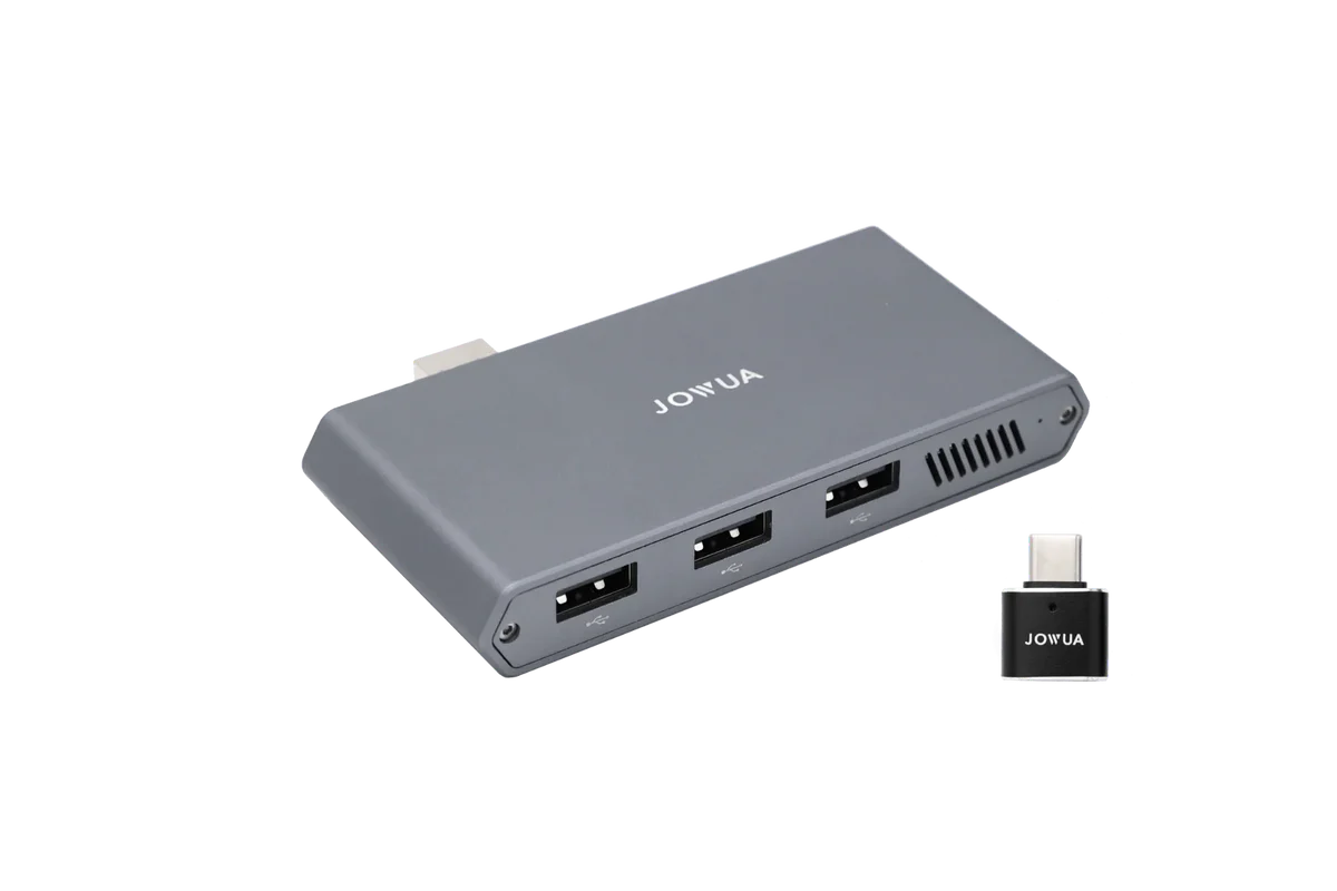 Jowua 1TB SSD with 3-Port USB Hub for Tesla Glovebox – NVMe 10Gbps Storage for Sentry Mode & Dashcam | Model S, X, 3 Highland, Y Juniper & Cybertruck