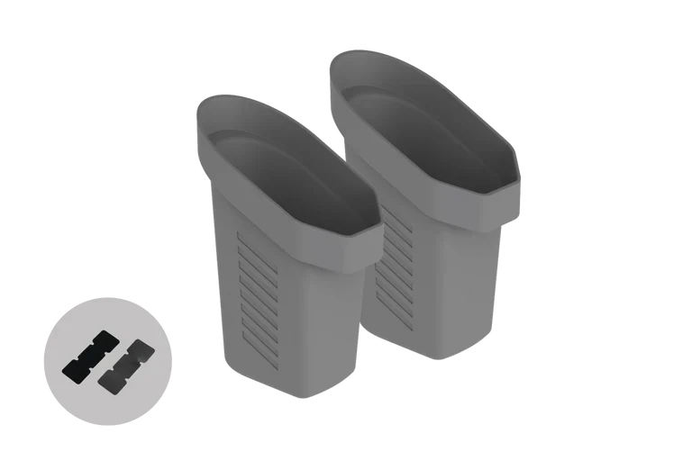 Silicone Door Side Storage Box for Tesla Model S Model 3 Model X Model Y (Set of 2) – Multi-Purpose Organizer with Velcro Mount