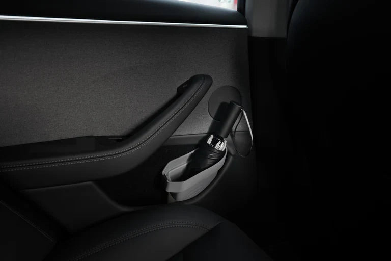 Silicone Door Side Storage Box for Tesla Model S Model 3 Model X Model Y (Set of 2) – Multi-Purpose Organizer with Velcro Mount