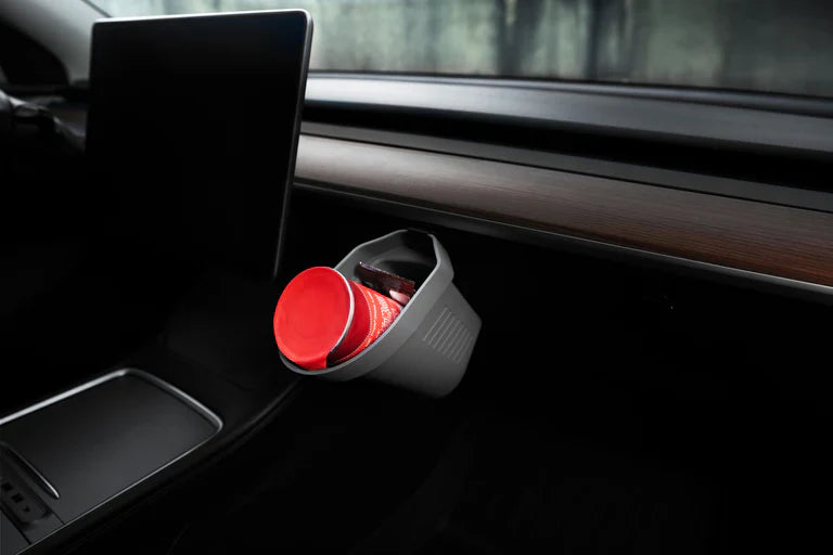 Silicone Door Side Storage Box for Tesla Model S Model 3 Model X Model Y (Set of 2) – Multi-Purpose Organizer with Velcro Mount