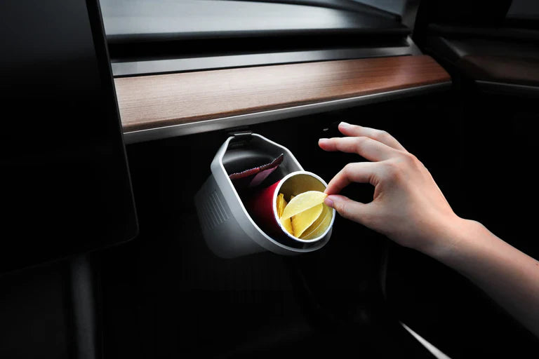 Silicone Door Side Storage Box for Tesla Model S Model 3 Model X Model Y (Set of 2) – Multi-Purpose Organizer with Velcro Mount