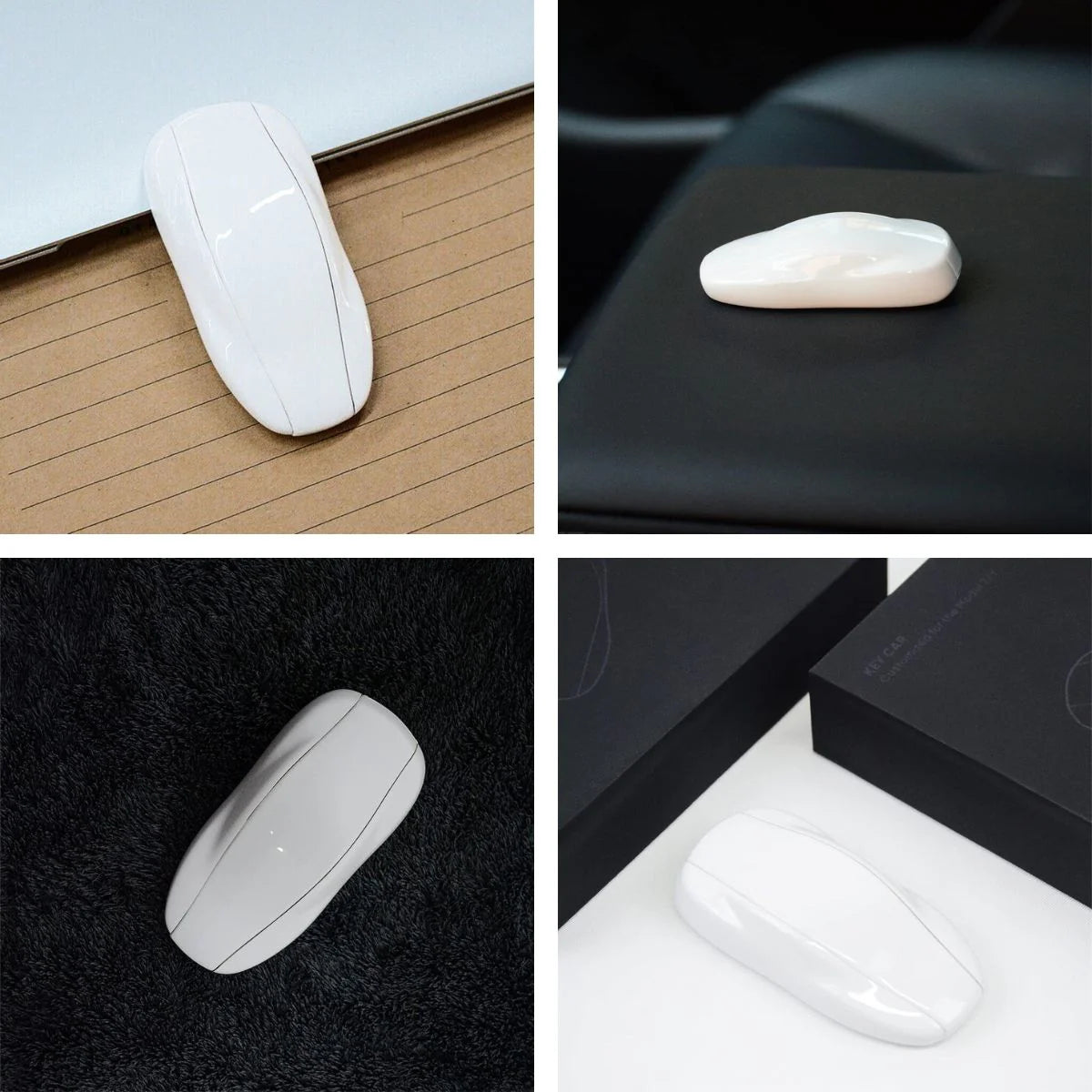 Tesla Key Card Modification Key Fob for Model 3 Highland / Model Y – ABS+PC Durable Smart Key Card Replica (5 Colors, 23g Lightweight)