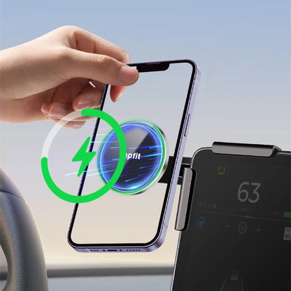 Levitation Magnetic Phone Holder for Tesla Model 3 Highland & Model Y | 15W Fast Wireless Charging Mount