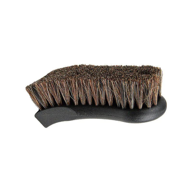 Long Bristle Horse Hair Leather Cleaning Brush for Tesla Interior | Safe Detailing Brush for Seats & Upholstery (1 PCS)