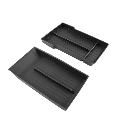 Lower Center Console Storage Organizer for Tesla Model Y Juniper – Custom-Fit TPE Insert for Enhanced Organization & Interior Protection