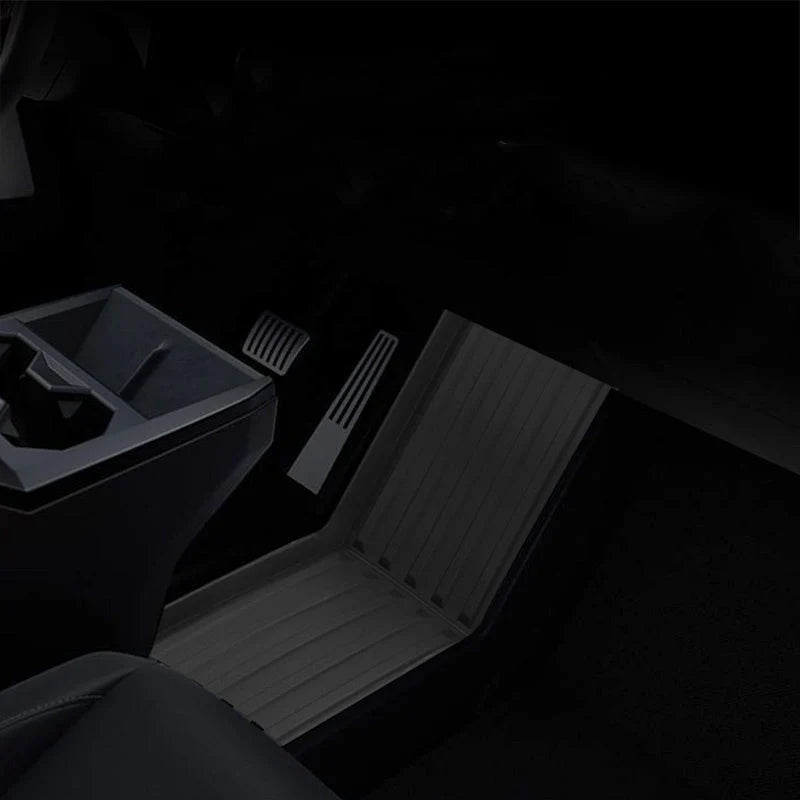 Lower Center Console TPE Mat for Tesla Cybertruck (2024–Present) | Custom-Fit, All-Weather Anti-Slip Interior Protection