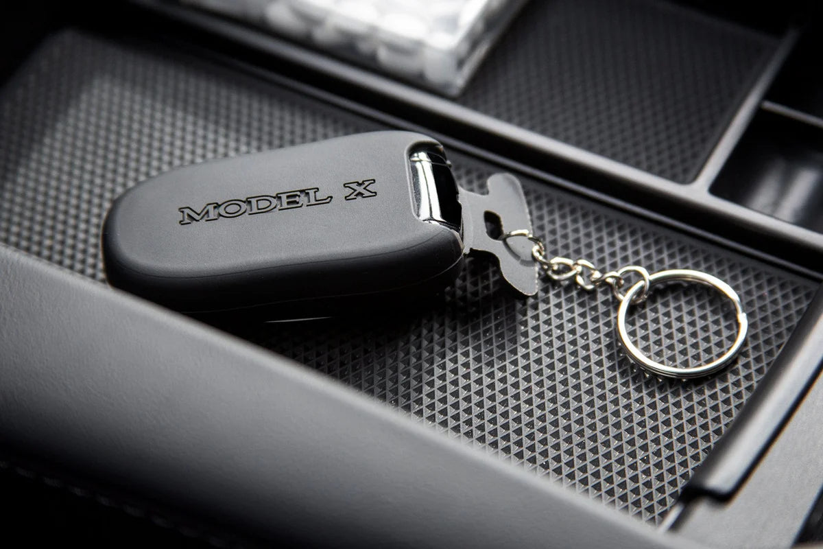 Silicone Key Fob Case Cover for Tesla Model X – Soft Protective Silicone with Embossed Buttons