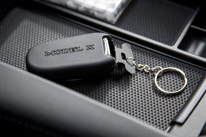 Silicone Key Fob Case Cover for Tesla Model X – Soft Protective Silicone with Embossed Buttons