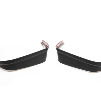 Tesla Model 3 Side View Mirror Visor Extension Sun Shade (1 Pair) – Satin Black | Anti-Glare Wind Deflector | Fits 2020–Present Chrome Delete Models