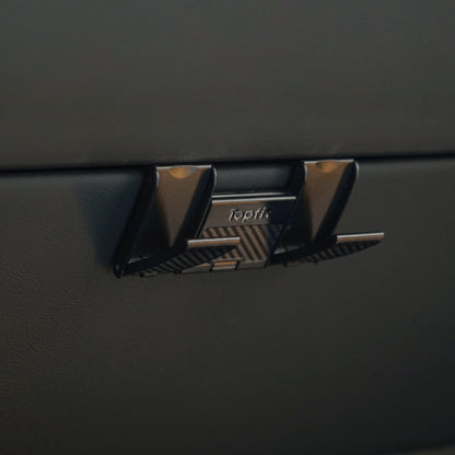 Folding Glove Box Hook for Tesla Model 3 Highland & Model Y Juniper | 6kg Load Capacity | ABS Interior Organizer