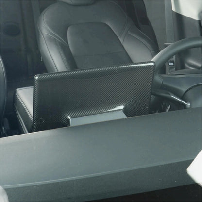 Carbon Fiber Display Cover for Tesla Model 3 & Model Y | Real Carbon Fiber Interior Trim