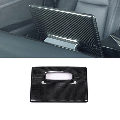 Carbon Fiber Display Cover for Tesla Model 3 & Model Y | Real Carbon Fiber Interior Trim
