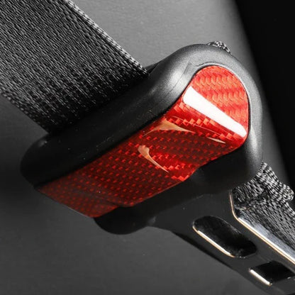 Tesla Model 3 / Model Y Carbon Fiber Seat Belt Buckle Cover Trim – 2PCS Interior Upgrade for Protection, Style & Comfort