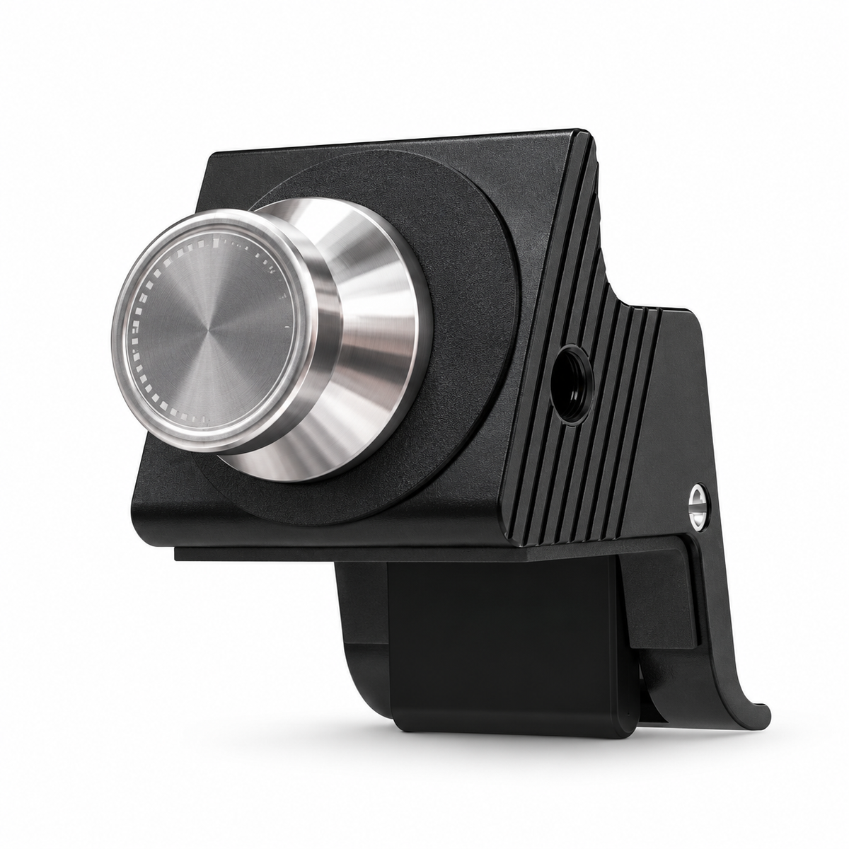Tesla Model 3 & Model Y Metal Vent Hook with Phone Mount Options on white background