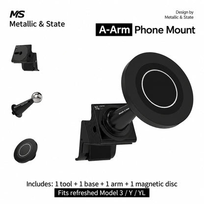 Tesla Model 3 Highland & Model Y Juniper Magnetic Vent Phone Mount - English detail 2