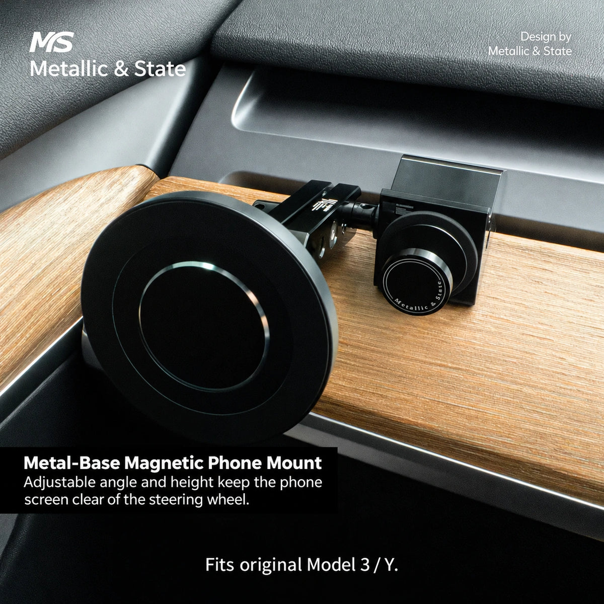 Tesla Model 3 Legacy & Model Y Metal Vent Hooks and Mount Kits - English detail 2