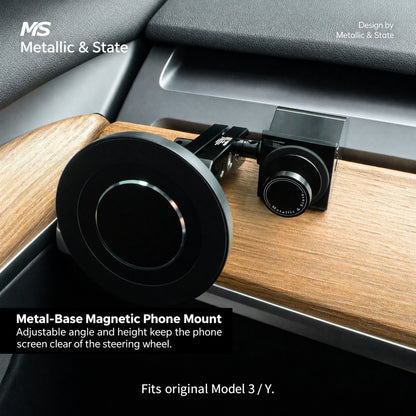 Tesla Model 3 Legacy & Model Y Metal Vent Hooks and Mount Kits - English detail 2