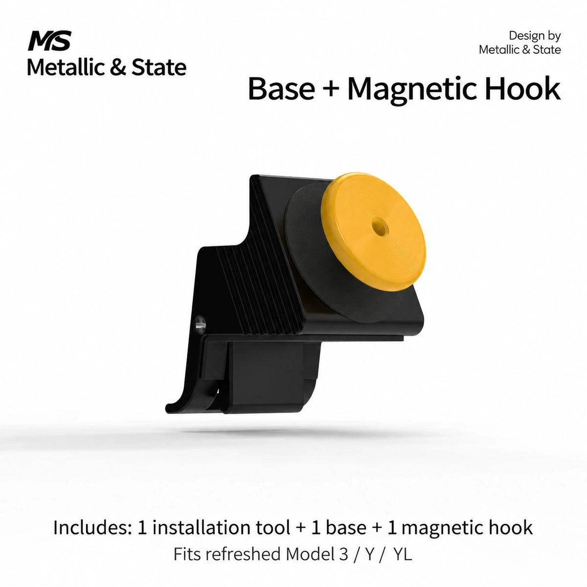 Tesla Model 3 & Model Y Magnetic Vent Hook with Organizer Options - English detail 1