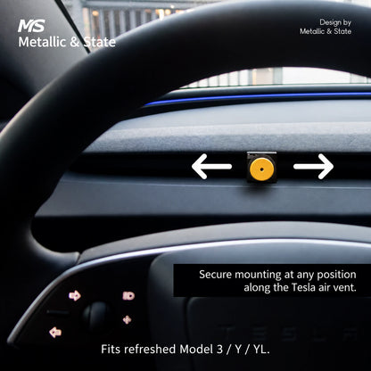 Tesla Model 3 & Model Y Magnetic Vent Hook with Organizer Options - English detail 3
