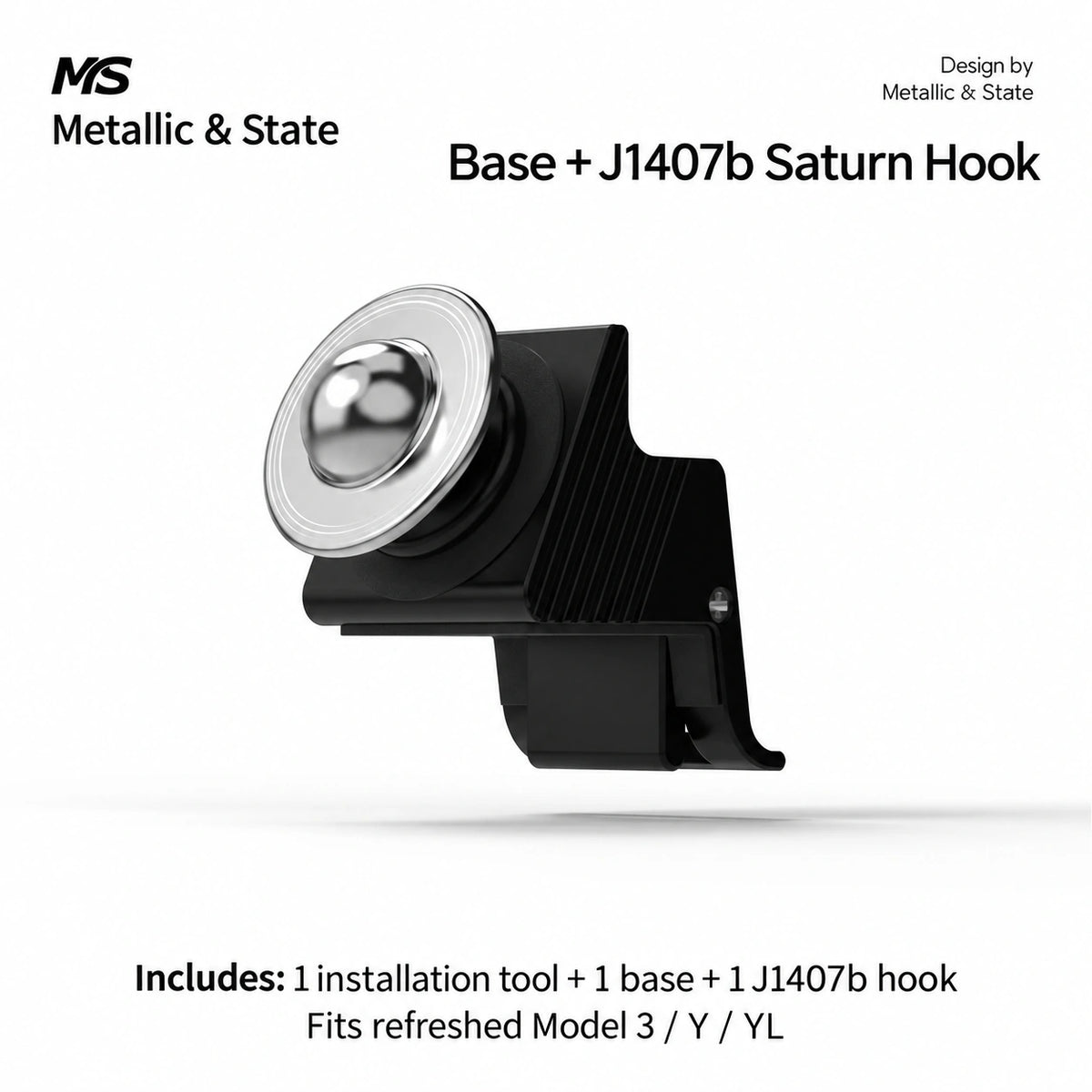 Tesla Model 3 & Model Y Saturn J1407b & UFO Metal Vent Hooks - English detail 1