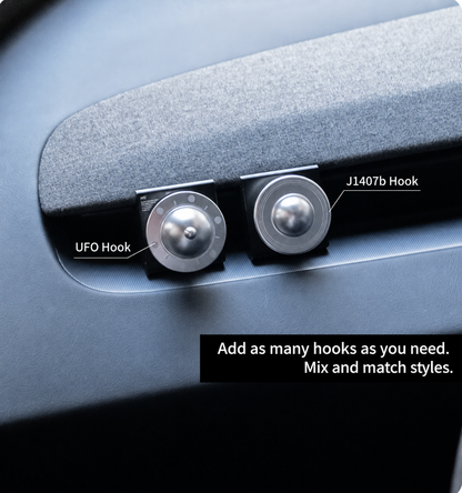 Tesla Model 3 & Model Y Saturn J1407b & UFO Metal Vent Hooks - English detail 5