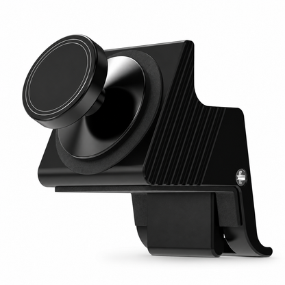 Tesla Model 3 & Model Y Black Aluminum Vent Hook & Organizer on white background