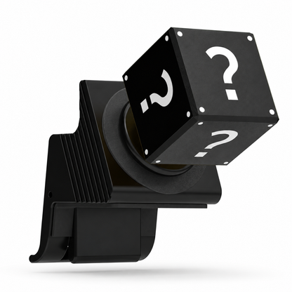 Tesla Model 3 & Model Y Black Surprise Cube Vent Hook on white background