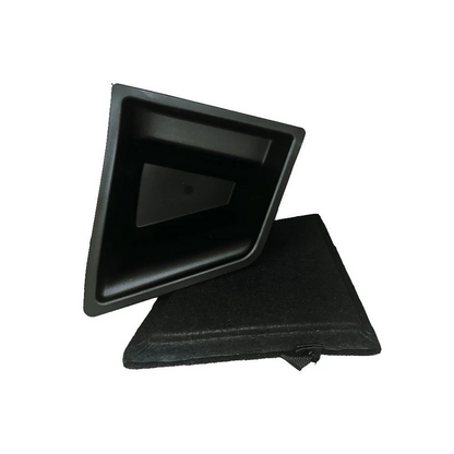 Left Side Trunk Organizer for Tesla Model 3 (2017–2023) – OEM-Fit TPE Storage Box with Flocked Cover