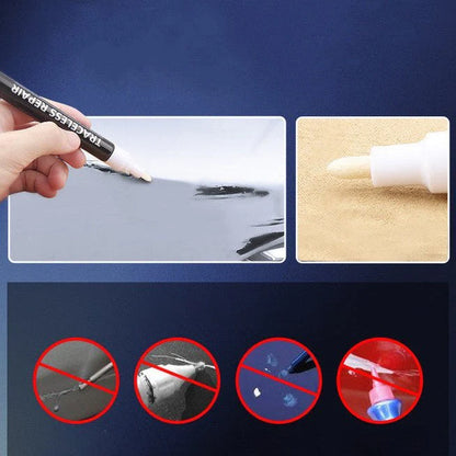 Tesla car touch up paint pen Scratch & Paint Repair Kit for Model 3, Model Y, Model S, Model X – Fast-Dry Touch-Up Pen with Scratch Removal Tools