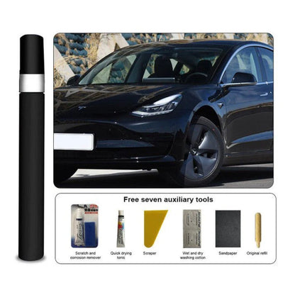 Tesla car touch up paint pen Scratch & Paint Repair Kit for Model 3, Model Y, Model S, Model X – Fast-Dry Touch-Up Pen with Scratch Removal Tools