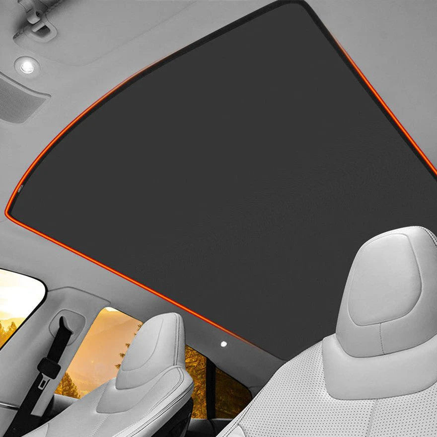 Panoramic Sunroof Sunshade for Tesla Model S – UV Protection, Heat Insulation & Easy Installation