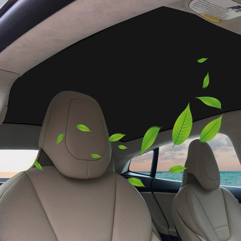 Panoramic Sunroof Sunshade for Tesla Model S – UV Protection, Heat Insulation & Easy Installation